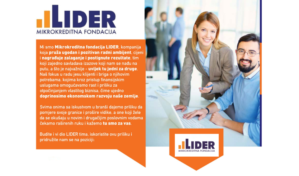 LIDER posao