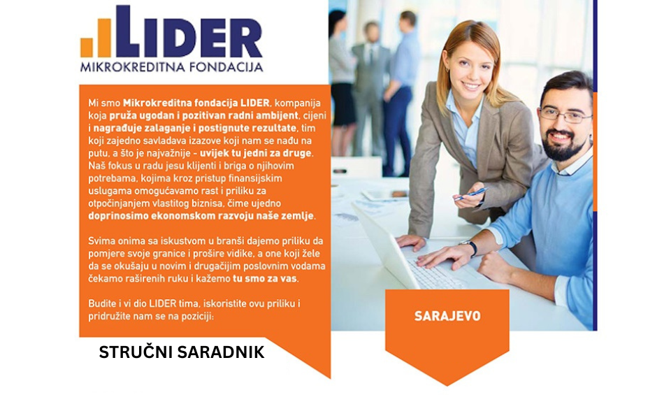 Strucni saradnik mkf lider 2025